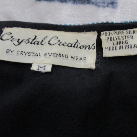 Vintage Sequin Embellished Peacock Jacket Art Deco Blue Green Purple - Picture 11 of 11